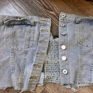 Micas Corset Denim Top